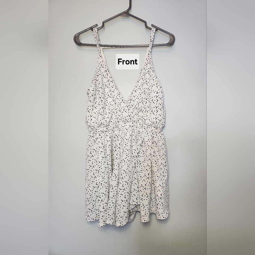 Studio Monochrome Polka Dot Romper
